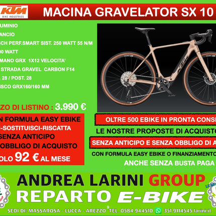 Ebike Ktm Macina Gravelator Sx 10