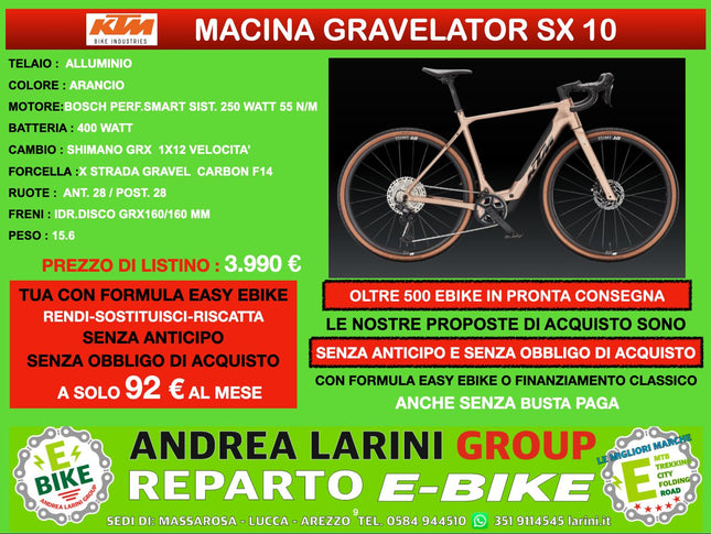 Ebike Ktm Macina Gravelator Sx 10