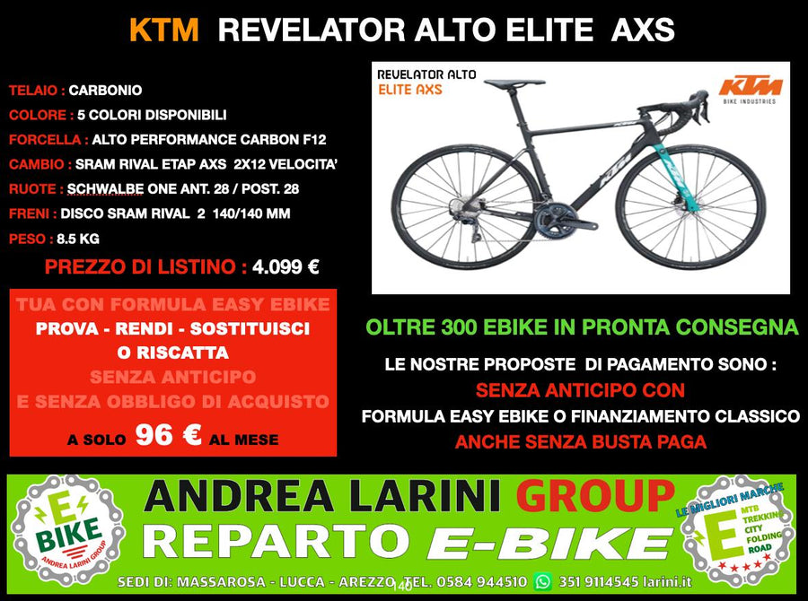 bici da corsa Ktm Revelator Alto Elite Axs