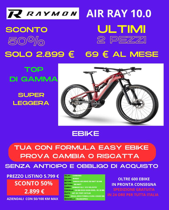 Ebike RAYMON AIR RAY 10.0