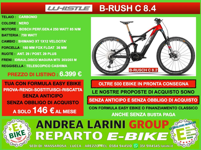 Ebike  Whistle B-Rush C 8.4