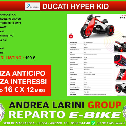 Ebike Ducati Hyper Kid