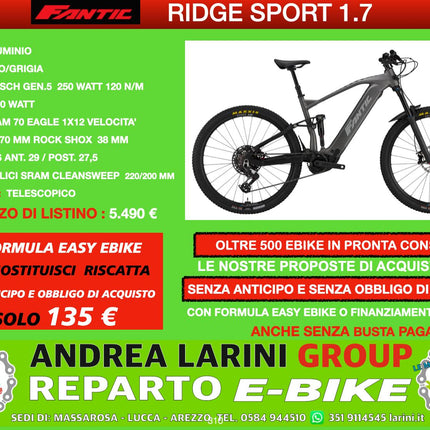 Ebike Fantic Ridge Sport 1.7