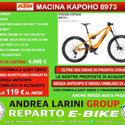 KTM Macina Kapoho 8973 – eBike Full Bosch Performance CX