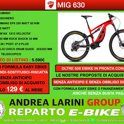 Ebike Ducati Mig 630