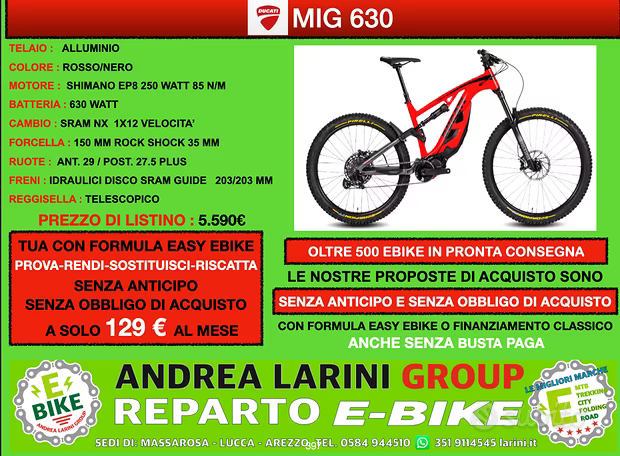 Ebike Ducati Mig 630