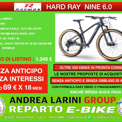 Mountain Bike Raymon Hard Ray Nine 6.0