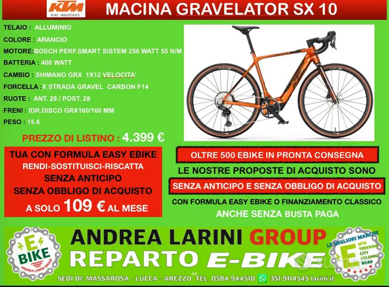 KTM MACINA GRAVELATOR SX 10
