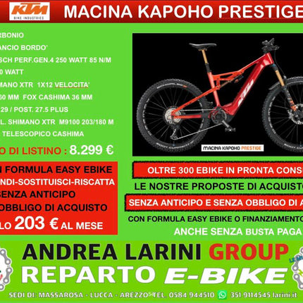 Ebike Ktm Prowler Prestige