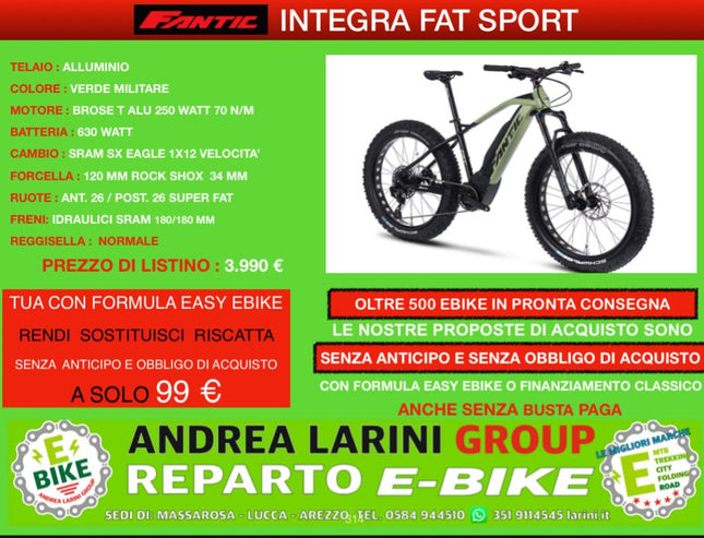 Ebike Fantic integra fat sport