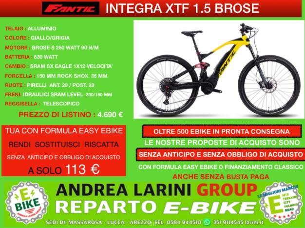 Ebike Fantic 1.5 XTF Brose