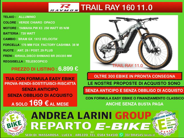 Ebike RAYMON TRAIL RAY 11.0