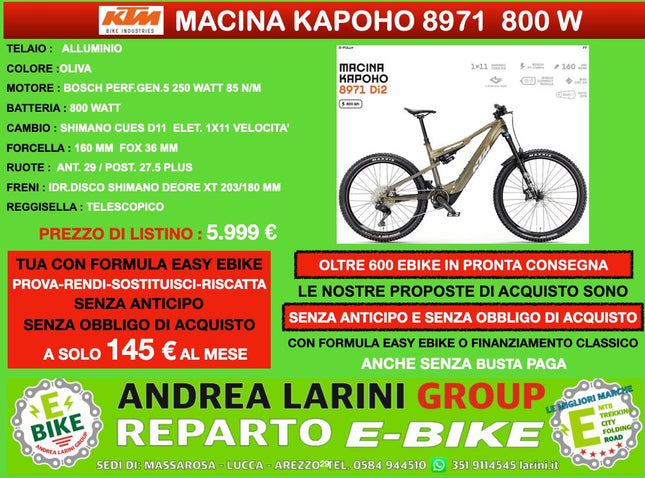 Ebike ktm macina kapoho 8971