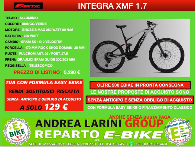 Ebike Fantic Integra xmf 1.7