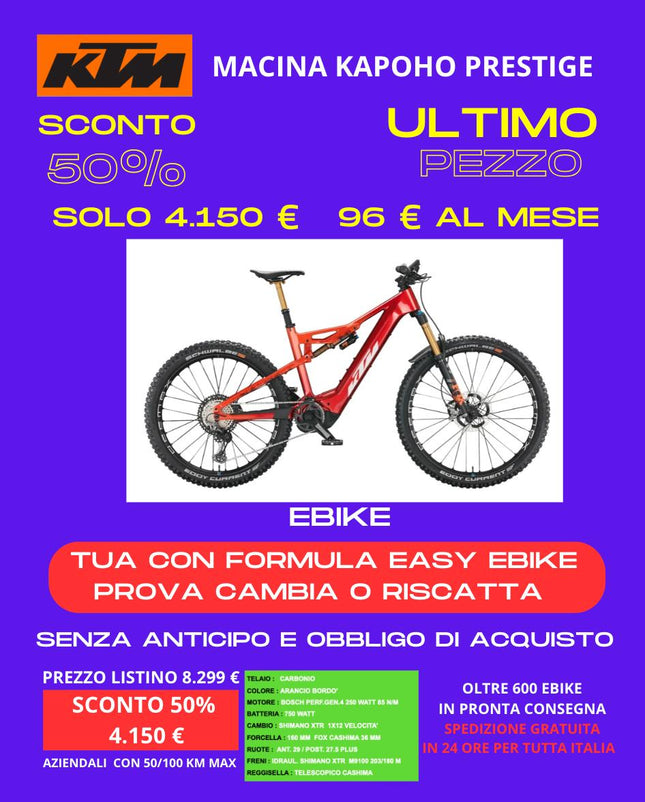 Ebike Ktm Prowler Prestige