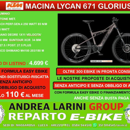 Ebike Ktm Macina Lycan 671 Glorius