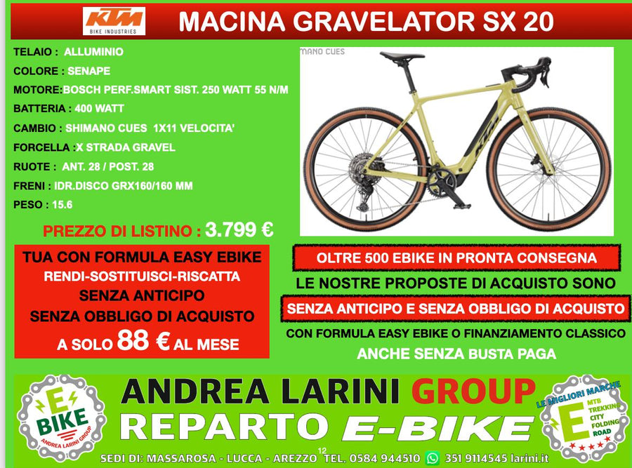 Ktm Macina Gravelator Sx 20