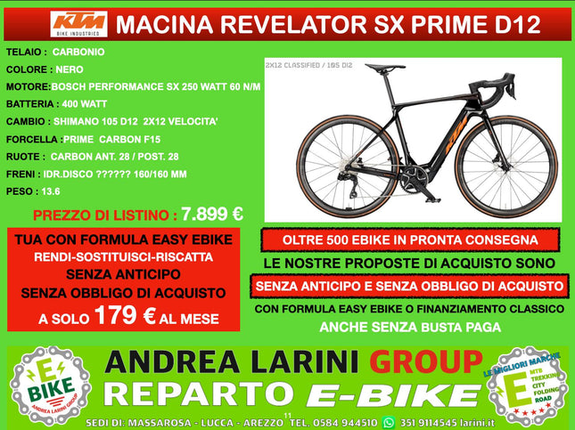 Bici Ktm revelator Sx Prime D12