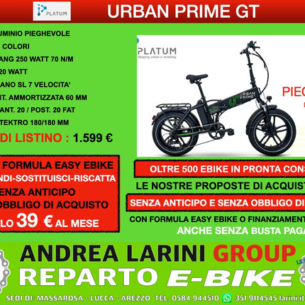 Ebike Fat Urban Prime GT