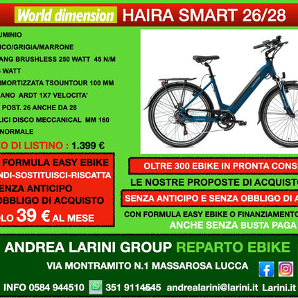 Ebike World Dimension Haira Lux 28