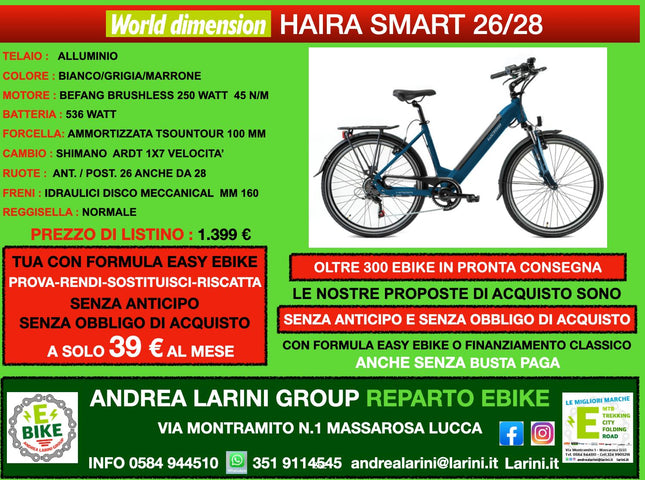 Ebike World Dimension Haira Lux 28