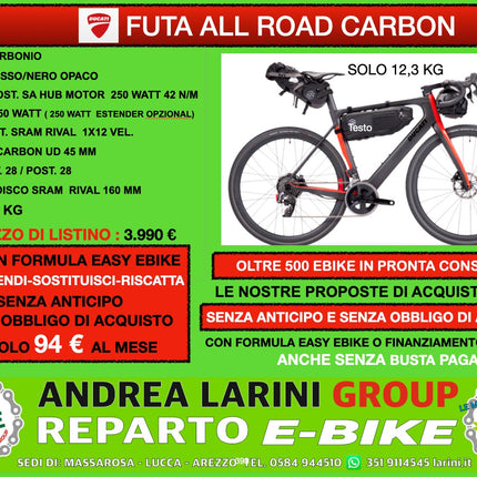 Ebike Ducati Gravel Futa All Road Carbon