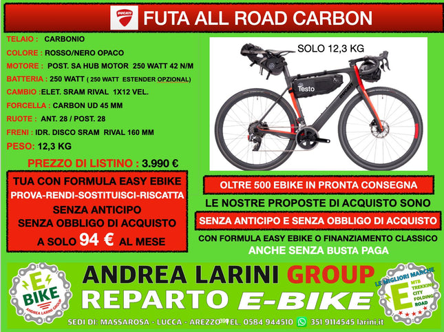 Ebike Ducati Gravel Futa All Road Carbon