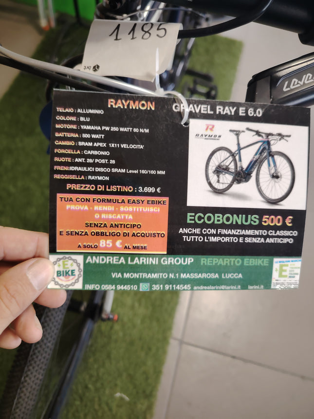 Ebike Gravel Raymon Gravel Ray E 6.0