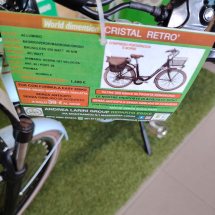 Ebike World Dimension Cristal Retrò