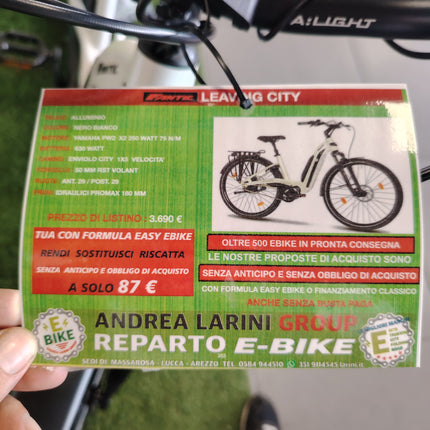 Ebike Fantic Leaving City