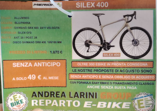 Bici da corsa Gravel Merida Silex 400