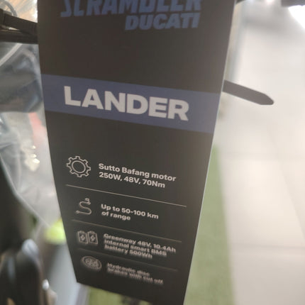 Ebike Fat Ducati Scrumbler Lander