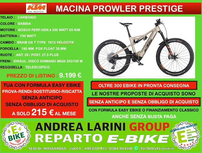 Ebike KTM Macina Prowler Prestige