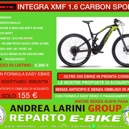 Ebike Fantic integra xmf 1.6 carbon sport