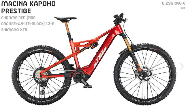 KTM MACINA KAPOHO PRESTIGE 2022