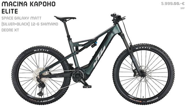 KTM MACINA KAPOHO ELITE 2022