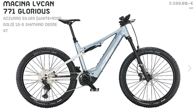 KTM MACINA LYCAN 771 GLORIUS