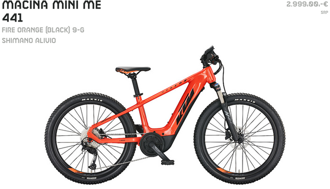 KTM MACINA MINI ME 441