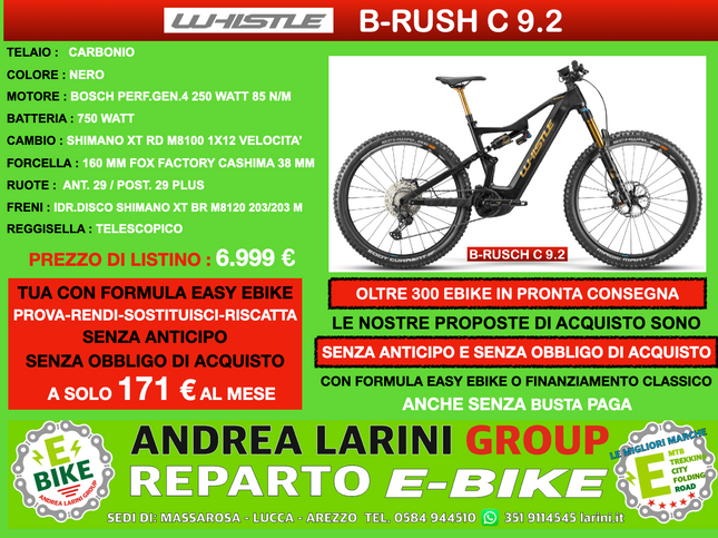 WISTLE B-RUSH C9.2 CARBON