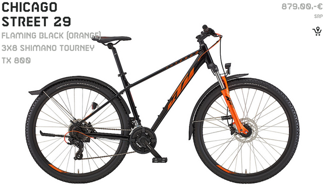 KTM CHICAGO STREET 29