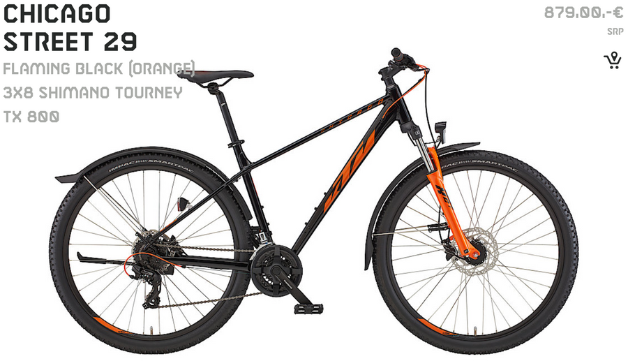 KTM CHICAGO STREET 29