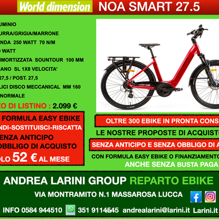 Ebike World Dimension Noa Smart