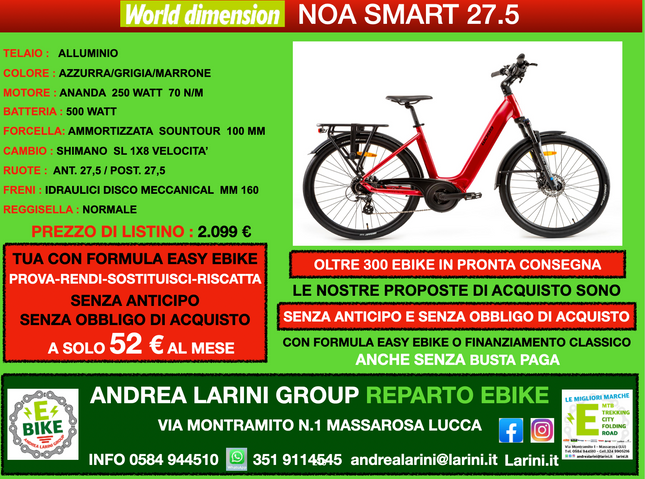 Ebike World Dimension Noa Smart