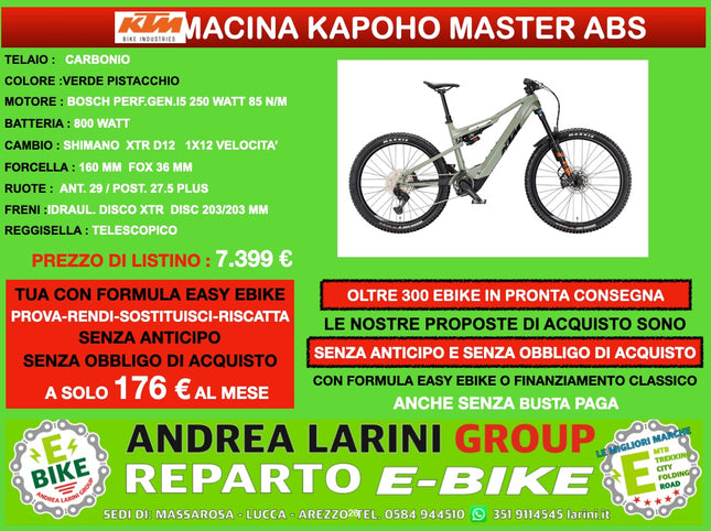 Ebike Ktm Macina Kapoho Master ABS