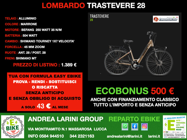 LOMBARDO TRASTEVERE 28