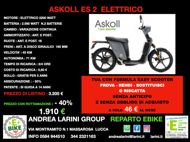 ASKOLL ES 2 ELETTRICO