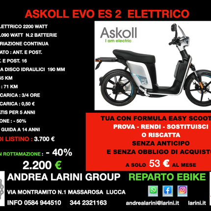 ASKOLL EVO ES 2 ELETTRICO