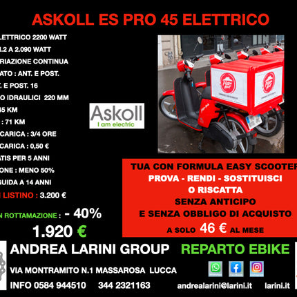 ASKOLL ES PRO ELETTRICO