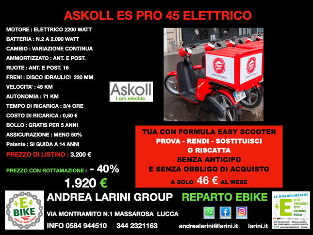 ASKOLL ES PRO ELETTRICO