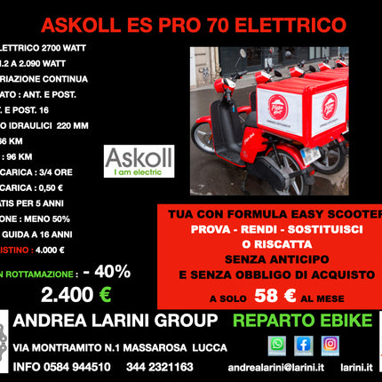 ASKOLL ES PRO 70 ELETTRICO